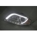 AUDI A4 B7 05-08 Chrome Projector Head Lamp Light w Bar AUDI A4 B7 05-08 Chrome Projector Head Lamp Light w Bar